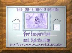 [I got an award--thank you!]